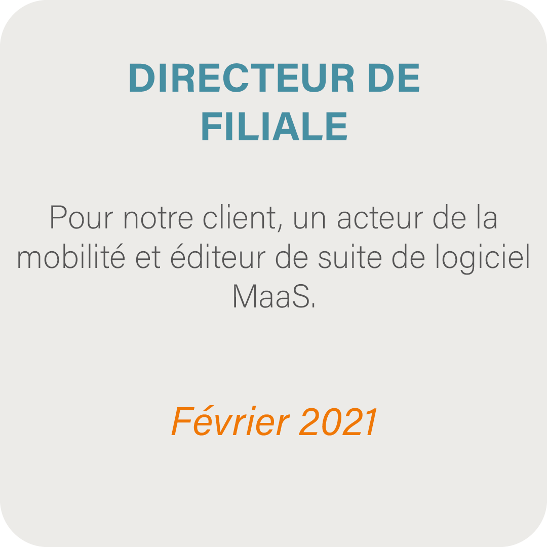 Directeur de filiale